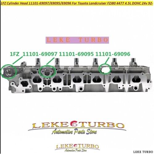 1FZ FE 1FZFE 1FZ-FE Cylinder Head 11101-69097 11101 69097 1110169097 For Toyota Landcruiser FZJ80 4477cc 4.5L DOHC 24v 1992-97