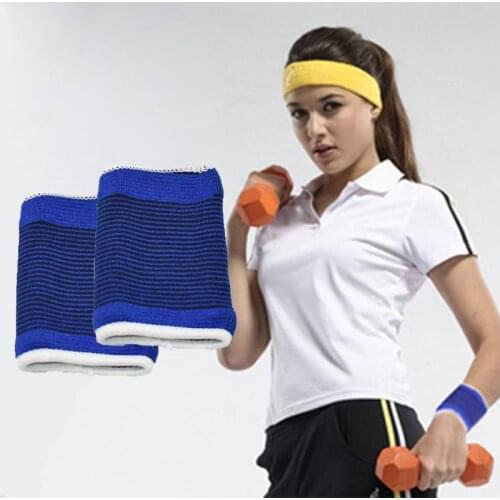 2PCS Knit Wrist Protector Compression Palm Wrist Braces Support Pain Relief Meniscus Tear Arthritis Injury Wrist Protection Pads