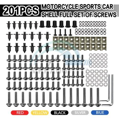 216PCS Stainless Steel Motorcycle Windshield Body Fairing Bolts Screws For Honda Yamaha For Kawasaki Suzuki For BMW Ducati
