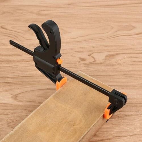 4 Inch Quick Ratchet F Clamp Carpentry Tools Heavy Duty Wood Working Work Bar Clamp Woodworking Quick Release Squeeze Vise Tools