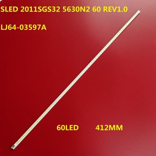60LED 412MM LED backlight bar For TOSHIBA 32KL934R 32KL933R DP32242 32DL934B SLED 2011SGS32 5630N2 60 LJ64-03597A LTA320AN12