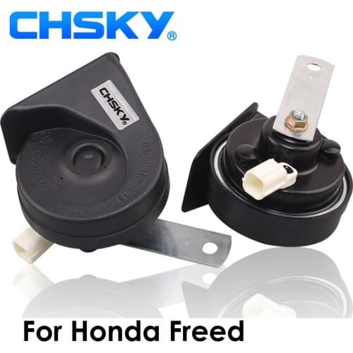 CHSKY Car Horn Snail type Horn For Honda Freed 2008 to NOW 12V Loudness 110-129db Auto Horn Long Life Time High Low Klaxon