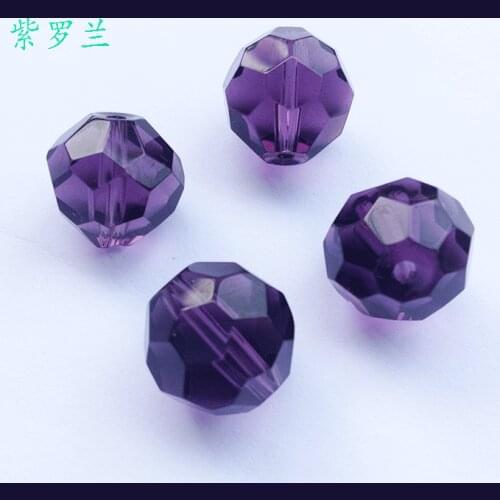 Free shipping 100pcs/lot voilet crystal bead 32 section crystal beads the earth pineapple bead curtain partition diy accessories