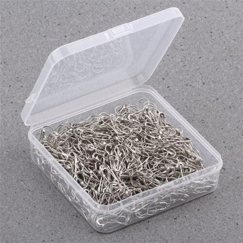 1000 Pieces/Box Safety Pins Metal Safety Pins Black Silver Golden Grey Anti Copper Calabash Pin Bead Needle Pins DIY Accessories