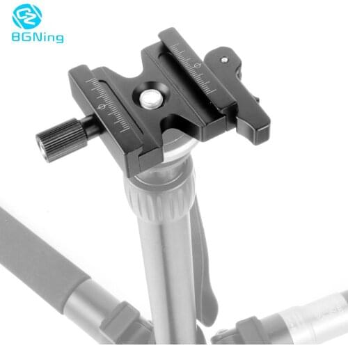BGNING CL-50LS Quick Release Clamp Adjustable Lever Knob-Type 3/8" Hole for Arca Swiss RRS Wimberley Ball Head Tripod