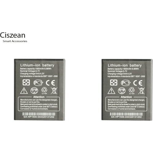 Ciszean 2Pcs/lot Lithium-ion W100 Battery Replacement For THL W100 W100S 1800mAh High Quality Smart Phone Batteries
