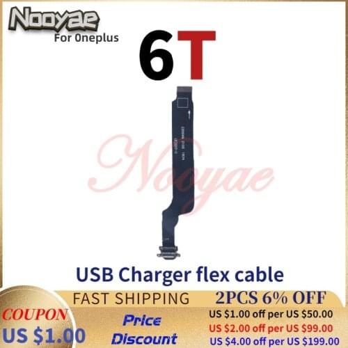 For Oneplus 1+6T 6T A6010 A6013 Type C USB Dock Charger Port Charging Plug Connector Flex Cable Board + Tracking