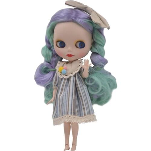 Factory Neo Blyth Doll Customized Matte Face,1/6 BJD Ball Jointed Doll Blyth Dolls for Girl,Toys for Children 3