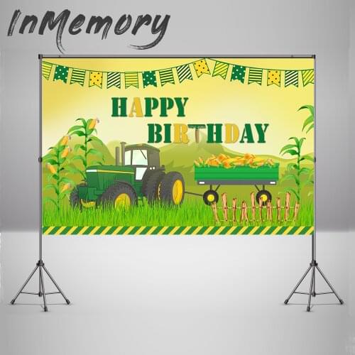 Autumn Farm Barn Corn Newborn Baby Shower 1st Birthday Backdrop Photography Background Photo Studio Photocall Photophone