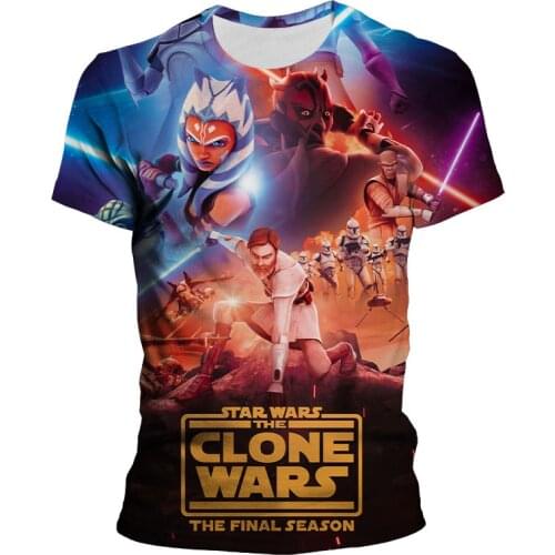 2021 New T Shirt Star Wars Mens Woman 3D graphic t shirts Oversize Fashion Child Summer Short sleeve tee anime tshirt 2021 Tops