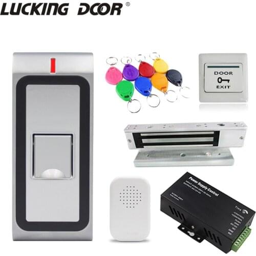 IP67 Waterproof Fingerprint Access Controller Kit RFID Access Control System Electronic Door Lock Switch Power Support WG Output