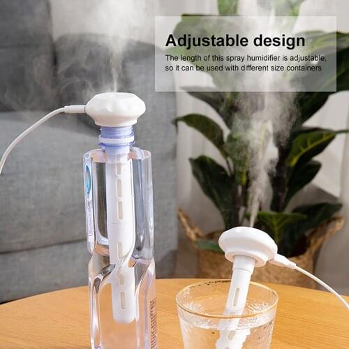 Mini Wireless Air Humidifier Portable Silent USB Rechargeable Humidifier Water Replenishment Instrument for Home Car Difusor