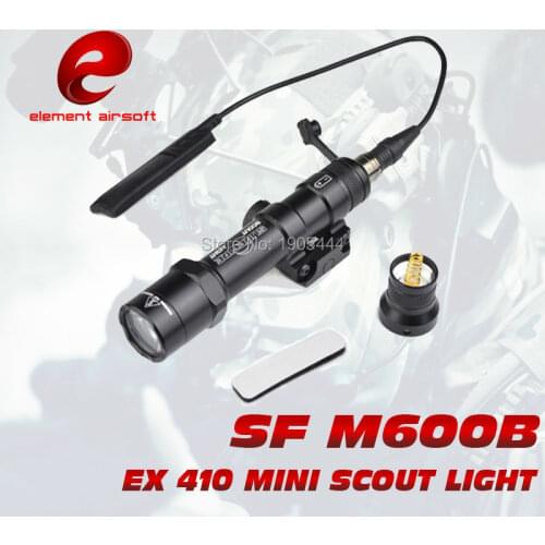 Element Surefir M600B LED Mini Scout Weapon Light For Airsoft Pistol Gun Flashlight Waffen Arma Lampe Hunting Rifle Wapen Light