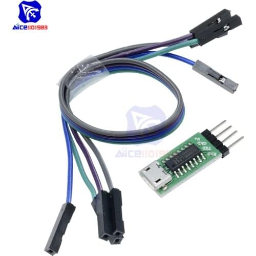 Diymore CH340C Micro USB to TTL Serial Port ISP Download Module with Jumper Wire for Arduino STM32 51