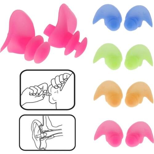 Soft Swimming Ear Plug Silicone Ears Plugs Earplugs for Hearing Protection Waterproof Swimming Diving Water Sports Accessories