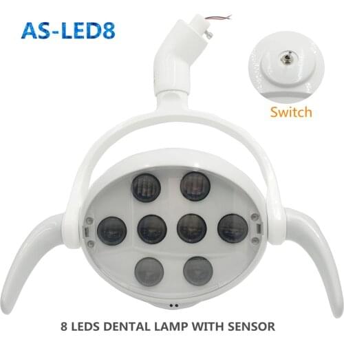 New Dental Operating Oral Lamp LED light For Dental Chair Unit 8 leds high power