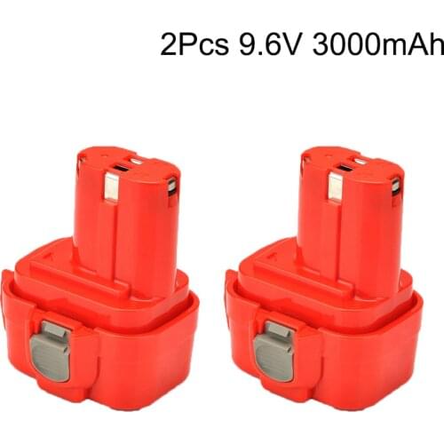PA09 9120, 9122, 9133, 9134, 9135, 9135A 9.6V 3000mAh Ni-MH Replacement Rechargeable Battery for Makita 192595-8,192596-6
