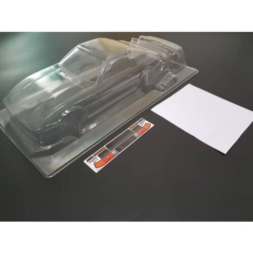 Team C 1/10 RX7 Clear Body for 1/10 HSP HPI Kyosho on road car 200mm