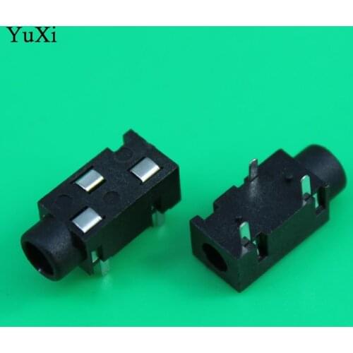 YuXi PJ-320 3.5mm Auido Video Female Jack Socket 3DIP Pins 3.5 Headphone Connectors