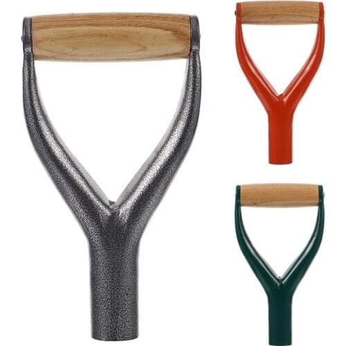 Snow Shovel Grip Handle Replacement Parts Y- Shaped Garden Shovel Handle Fork Shovel Digging Raking Tools
