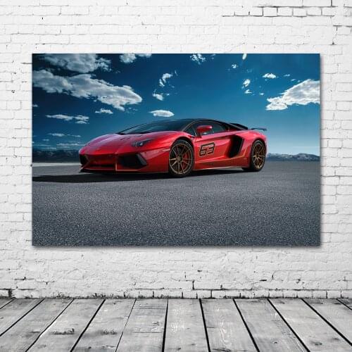 Supercar Posters Aventador SVJ Vehicle Wall Art Picture Prints Canvas Paintings for Living Room Decor