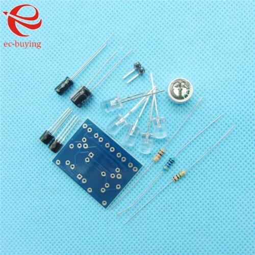 Melody Voice LED lights Electronic Production Suite DIY Kit Experiment Practice