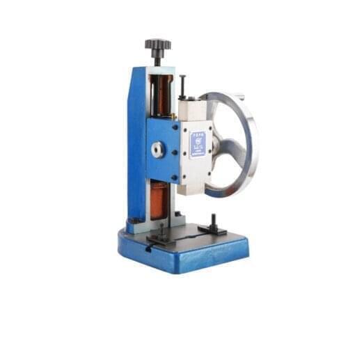 Precision Hand Disc Punch, Manual Disc Press, Desktop Type Press Used for Punching Diamond Cutting Printing Punching and Bending