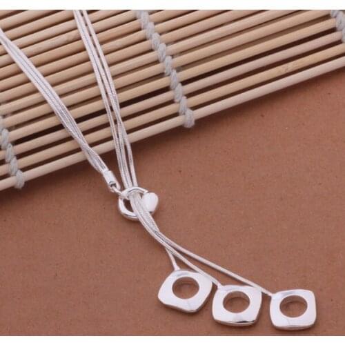 An441 Hot 925 Sterling Silver Necklace 925 Silver Fashion Jewelry Pendant /asjajjqa Axnajoua