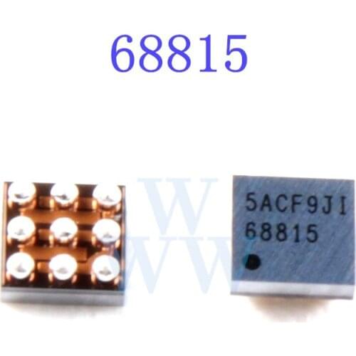 10pcs/lot 100% New USB Data Charging Charger Power Control IC Chip For iPhone 6 6+ Plus Q1403 CSD66815W15 68815 9pins Chipset