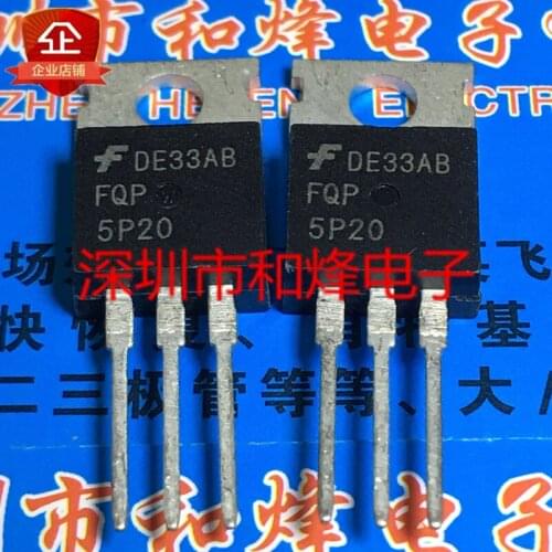 100% New&original FQP5P20 TO-220 -4.8A -200V