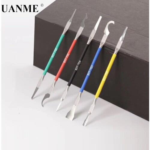 5 in 1 IC Chip Repair Thin Blade CPU NAND Remover BGA Maintenance Knife Remove Glue Disassemble Phone PC Rework Processor Tools