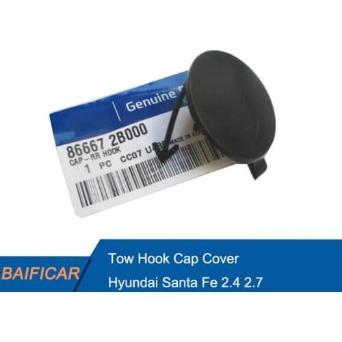 Baificar Brand New Genuine Front Rear Bumper Tow Hook Cap Cover 86667-2B000 For 2007-2012 Hyundai Santa Fe 2.4 2.7