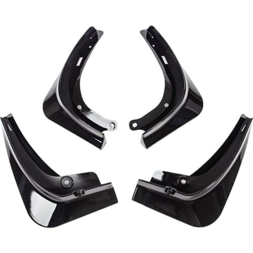 For Tesla Model Y 2020 2021 Mud Flaps Front Rear Wheel Fenders Splash Guards Mudguards (Glossy Black)