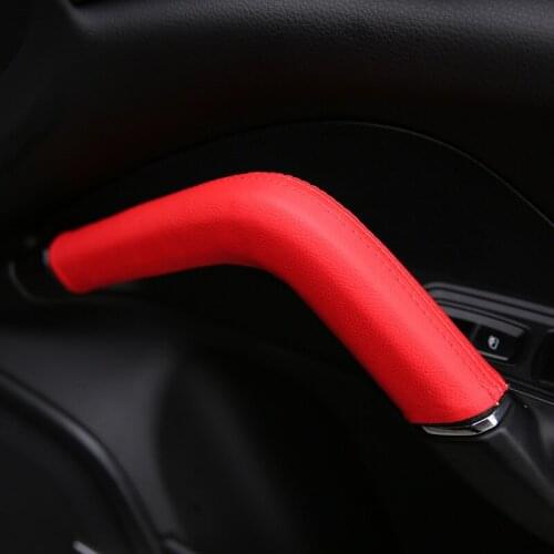 Microfiber Leather Car Interior Door Armrest Handles Protection Cover Center Console Handle Cover Case for Porsche Cayenne 2018
