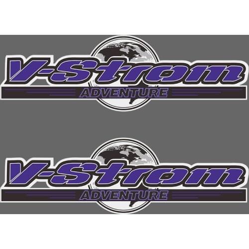 For Suzuki V-STROM DL 1000 650 250 ADVENTURE TOURER Sticker Tail Top Side Panniers Luggage Aluminium Box Case DL1000 DL650 DL250