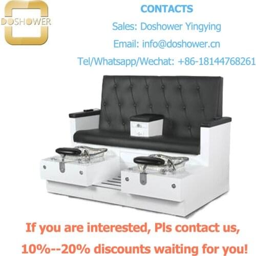 Doshower DS-W18165-A magnetic jet pedicure chair of adjustable massage stool disposable pedicure liners for spa pedicure chair