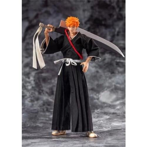 DASIN anime BLEACH Kurosaki ichigo pvc action figure GT model toy 1/10