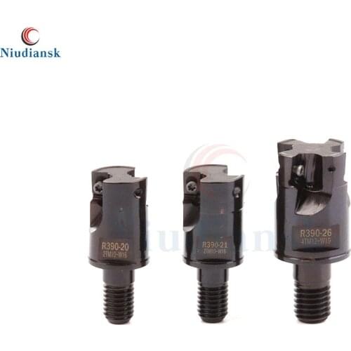 1pc R390-16-2TM8-W12 R390-25-4TM12-W19 R390-35-5TM12-W19 CNC Lathe Tool Milling Turning Tool Head R390 ,R390-11T3 Carbide Insert