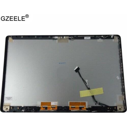 GZEELE Laptop For Dell Inspiron 17 7737 LCD Back Cover For Touch 60.48L08.004/Palmrest Upper Case 0CYGR0 silver C shell