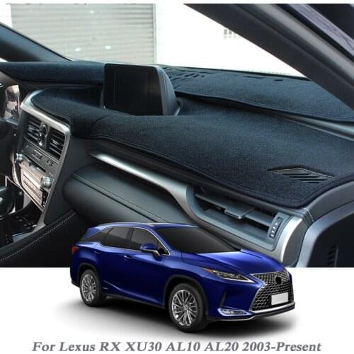 Car Styling Dashboard Avoid Light Pad Instrument Platform Cover Mat For Lexus RX XU30 AL10 AL20 2003-Present LHD&RHD Mat