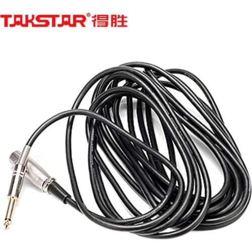 Takstar C6-1 microphone cable dual core shielded audio output line,6.35mm transmission line 6 Meteors