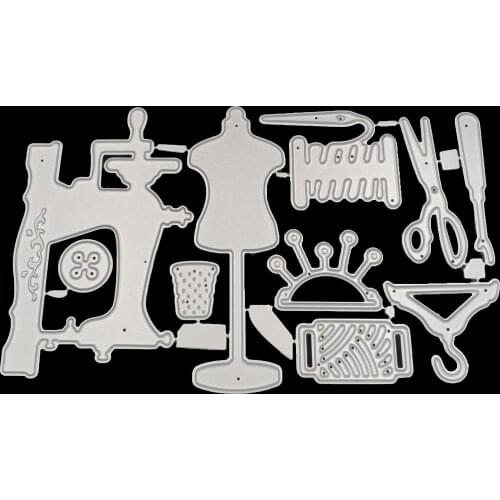 Metal Sewing machine set paper die cutting dies for Scrapbooking/DIY Easter wedding Halloween Easter card