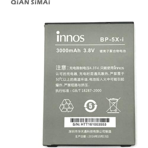 New Innos D10 3000mAh BP-5X-i Battery For Highscreen Boost 2 II SE innos D10 D10CF Battery + Tracking Code