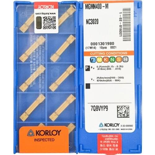 Original Carbide Insert CNC MGMN400-02 04 Slotting CNC Blade Lathe Tools