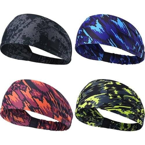 Headbands for Men Women Sweat Bands Headbands Non Slip Breatheable Durable Head Band Outdoor Sports Workout Yoga Gym Running