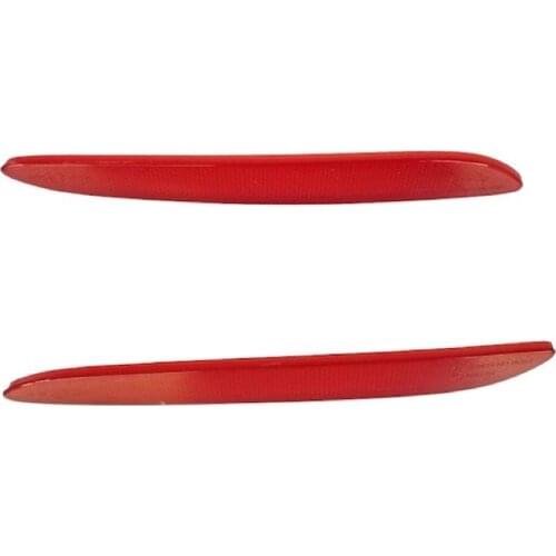 ROLLSROVER Pair of Rear Bumper Reflector Trim For Jaguar XJ XJR 2010-2017 OEM C2D3558 C2D3556