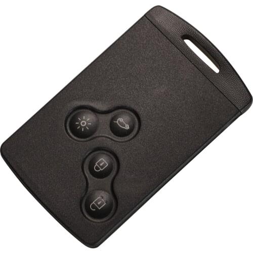 Kutery 4 Buttons Replacement Remote Car Key Shell Case Fob For Renault Koleos Clio With Blade