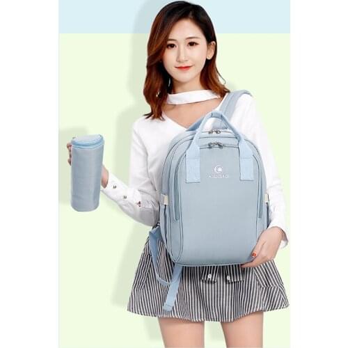 Mummy Bag Fashion Multi-functional Large Capacity Pregnant Women Go Out Carrying Baby Carrier Bag Backpack