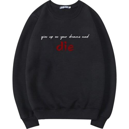 Long Sleeve Loose Harajuku Anime Sweatshirt Attack on Titan Streetwear Letters Printed Tops Hoody Casualn Fashion Pullovers