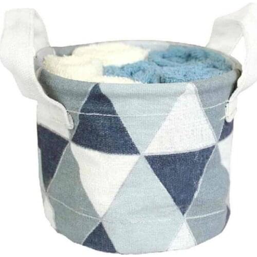 Turkish 100% Cotton 6 Piece Hand Towel Set Blue